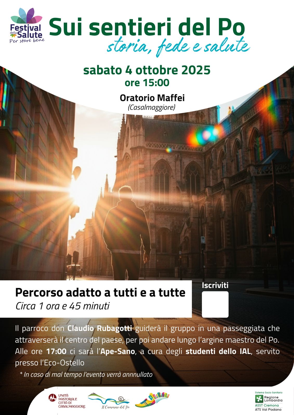 Sui sentieri del Po: storia, fede e salute in ogni passo